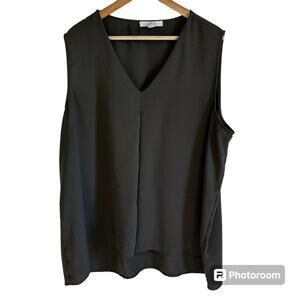 Fever women’s blouse xxl sleeveless‎ greenish tan